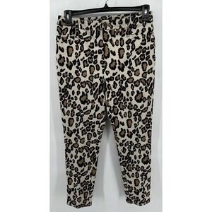 Chicos Women's Leopard So Slimming Slim Pants Jeans .5 (6) Ankle